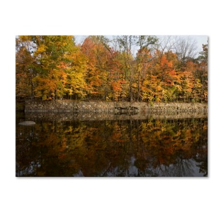 Kurt Shaffer 'Autumn Along The Rocky River' Canvas Art,18x24